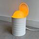 Vintage Pop Art tin can table lamp
