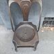 Industrial chair multipl's brushed metal Joseph Mathieu 1930