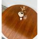 Scandinavian round table with extension