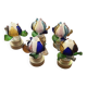Rare série de 5 appliques de Murano Borek Sipek (1949-2016) forme de fleurs