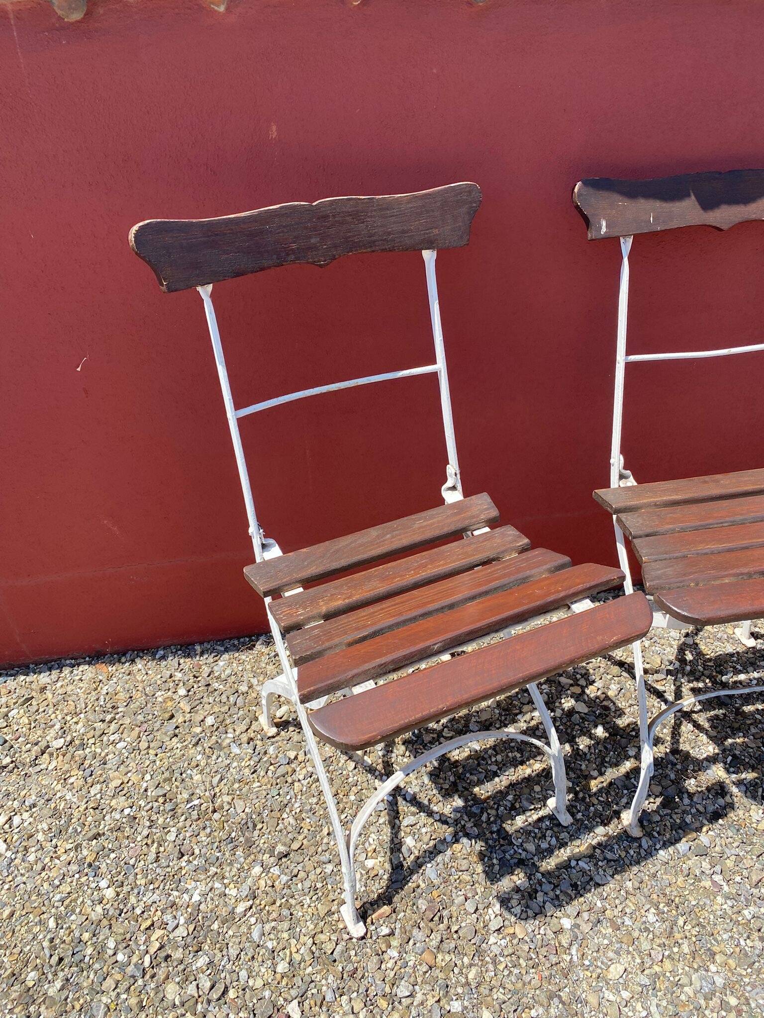 Lot de 4 chaises de jardin / bistrot