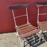 Lot de 4 chaises de jardin / bistrot