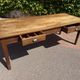 Farm table in Oak 1900 France 2 drawers