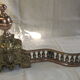 Bronze fireplace bar XIX Front trim Fireplace accessory Louis XV