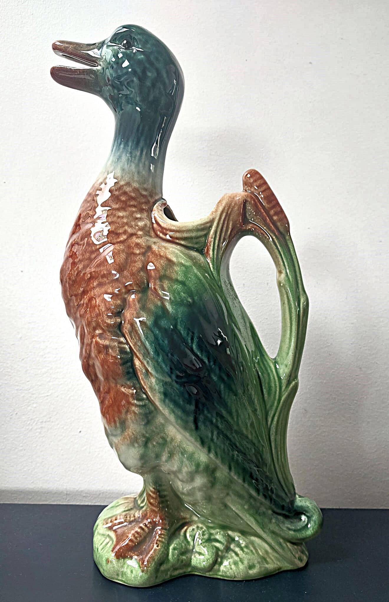 Pichet zoomorphe Canard Saint Clément