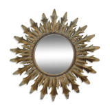 Vintage metal sun mirror,  70