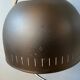 Suspension Space Age Dijkstra with a chrome structure and black metal lampshade.
