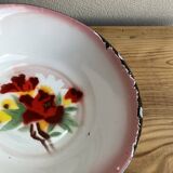Enamelled dishes vintage flowers