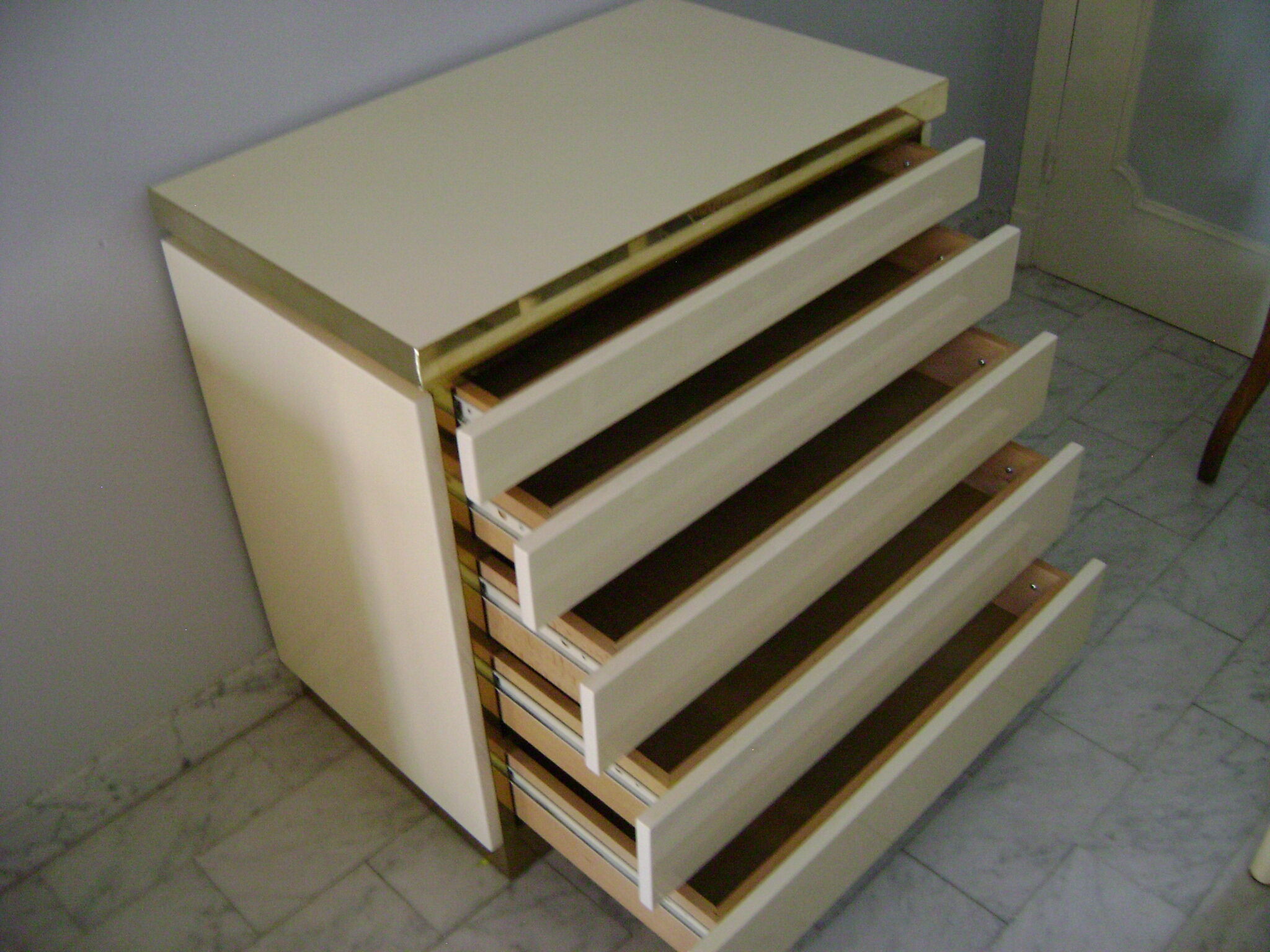 J.C Mahey lant wooden storage cabinet 1970