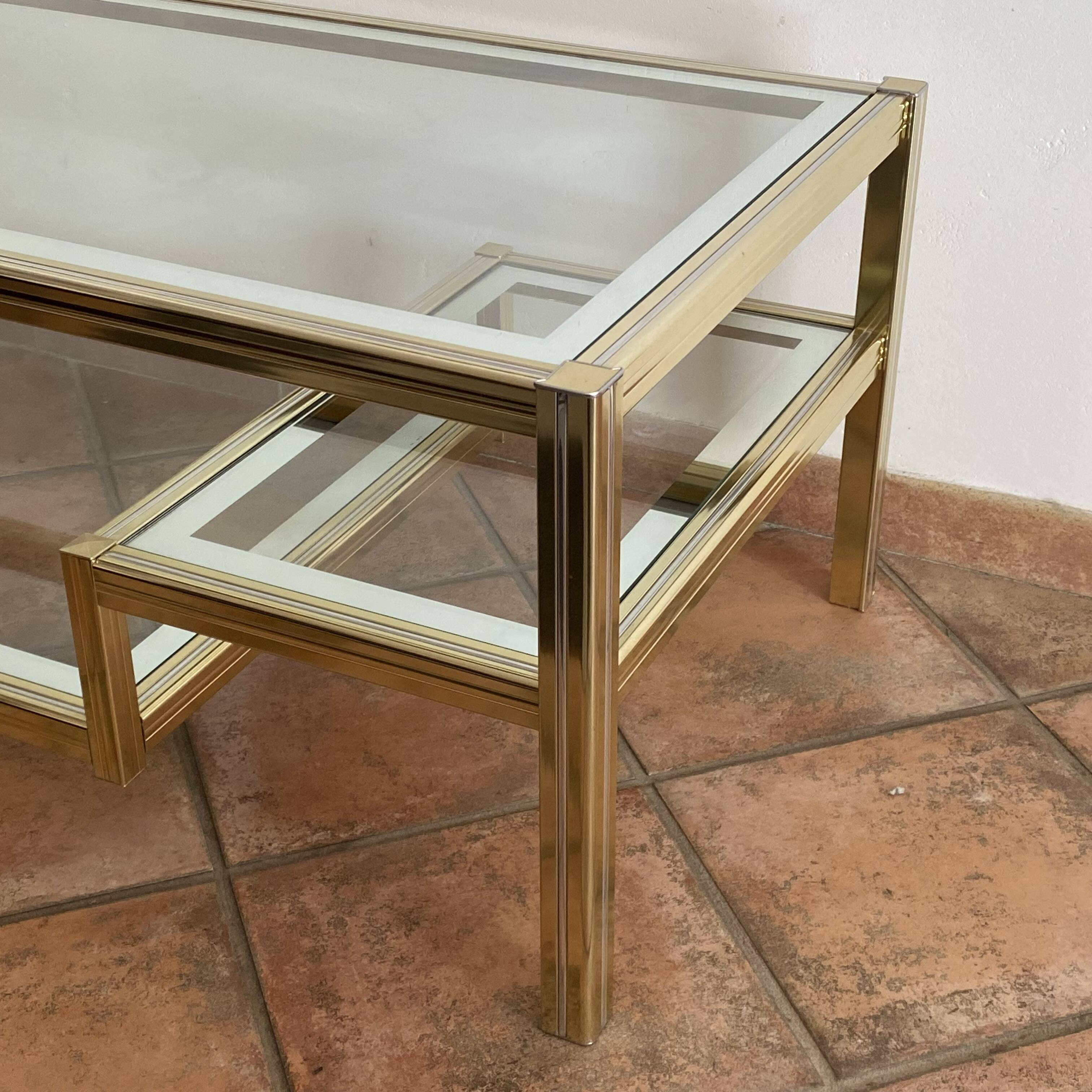 Roche Bobois coffee table. 1970. Hollywood Regency. 110x75