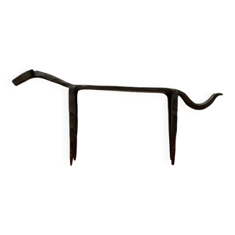 Mid-century wrought iron animal sculpture