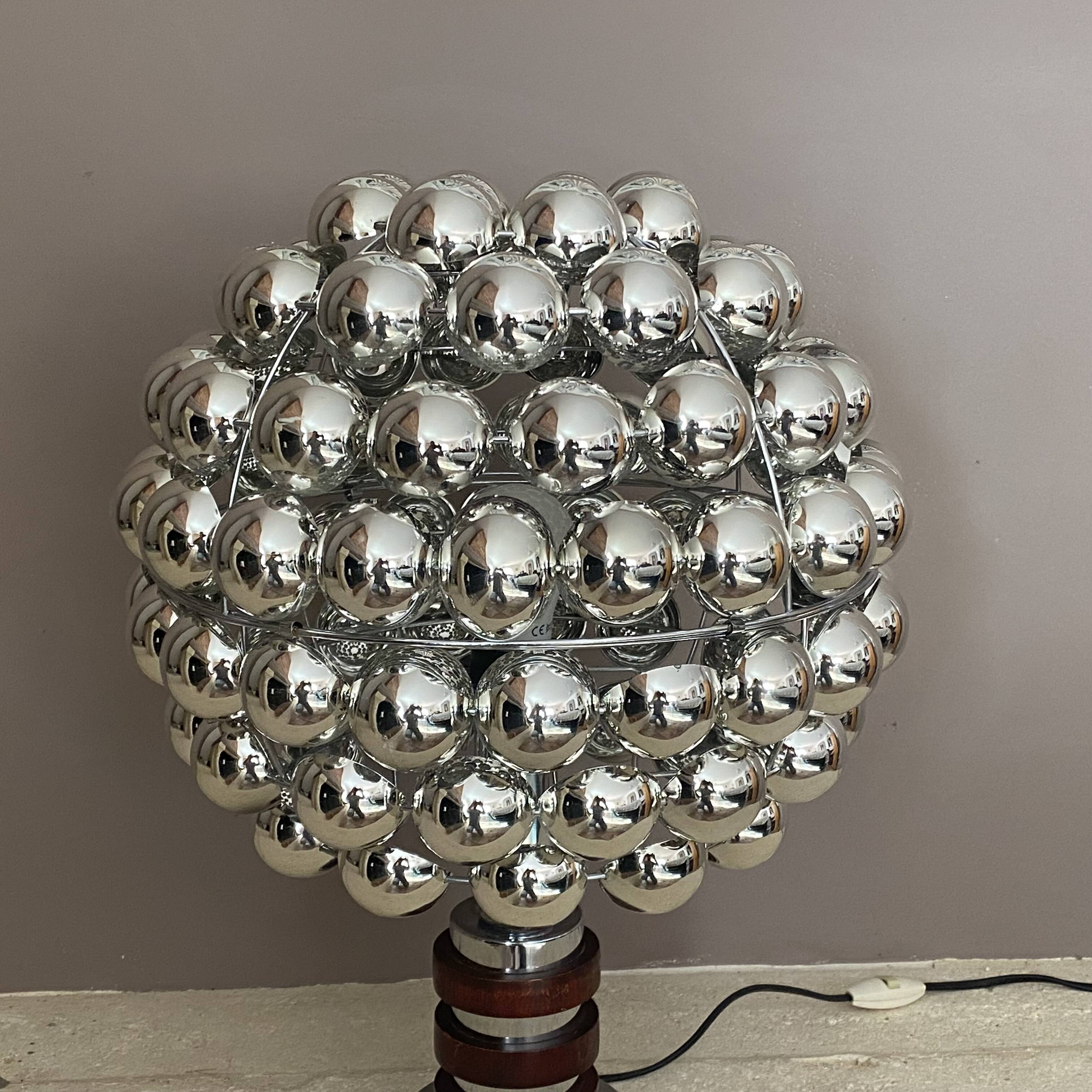Sputnik lamp. 1970. Space age.