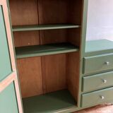 Asymmetrical art deco wardrobe