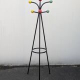 Vintage 1960s ball coat rack, Roger Féraud style