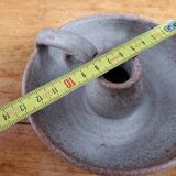 Ceramic cellar rat candle holder