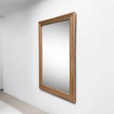 1940 beveled mirror solid raw oak 74x104