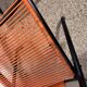 Paire Chaises pliantes scoubidou 1970's