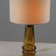 Amber & Clear Glass Table Lamp – Sweden, 1960s/1970s