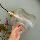 Vintage glass suspension globe (GT10)
