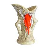Vase fat lava style Vallauris 1970