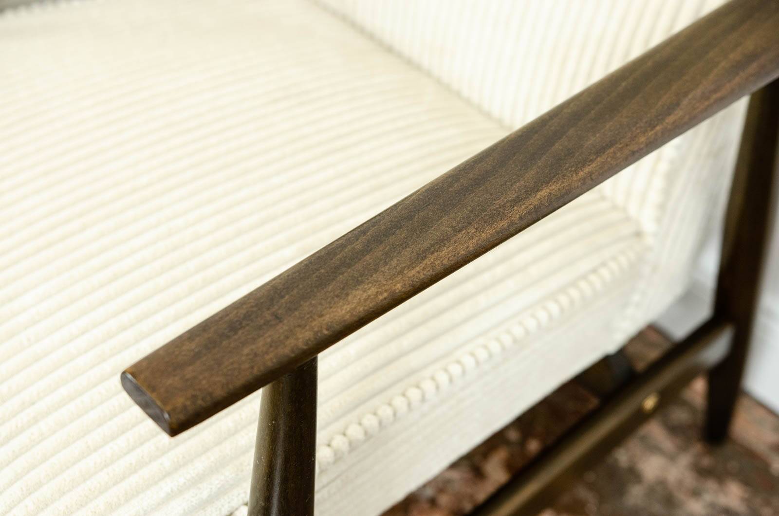 Type 300 190 Armchairs in Corduroy by H. Lis, 1960s, Set of 2