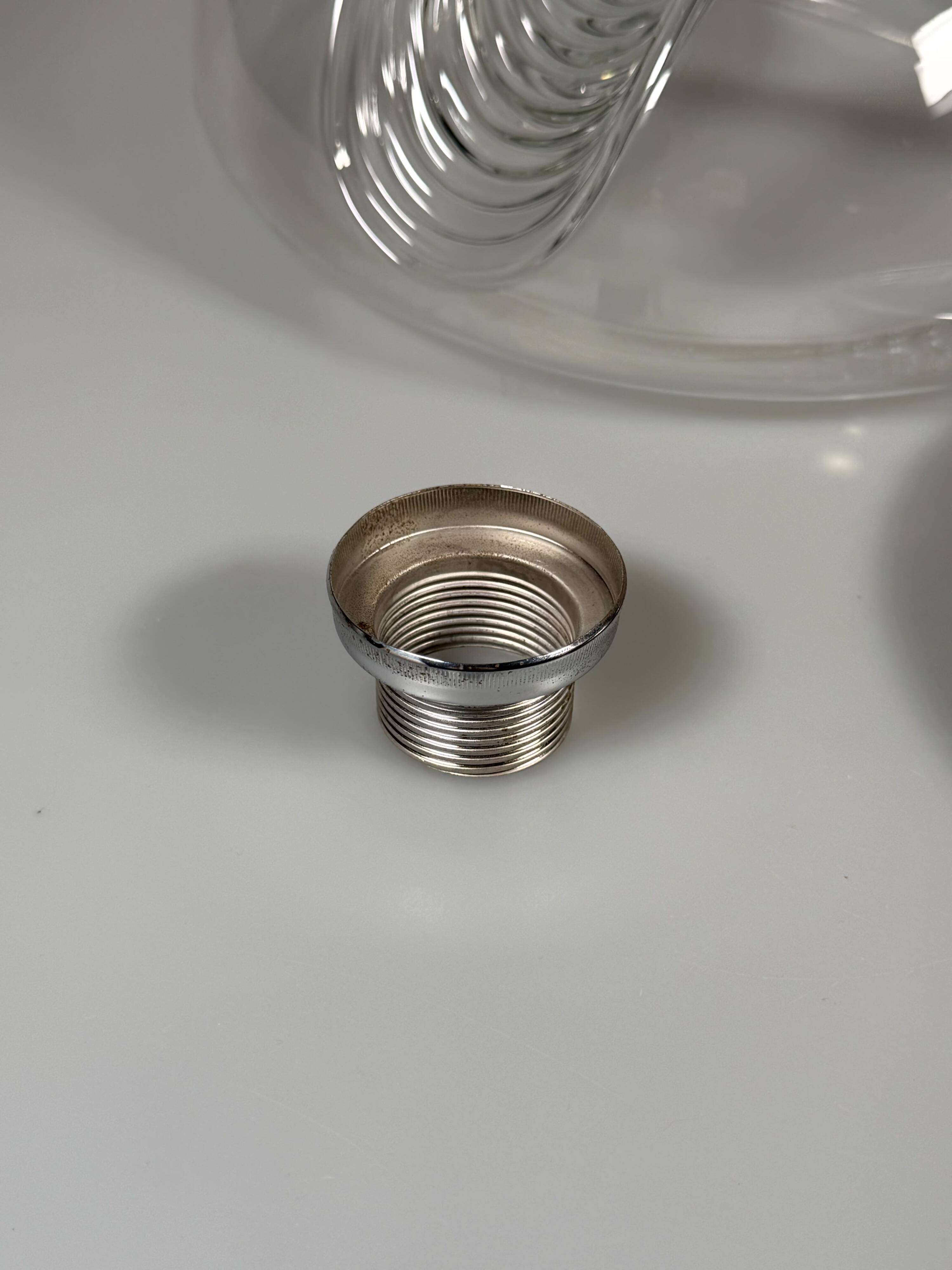 1960s 1970s Wall or Ceiling Lamp "Wave" by Koch & Lowy for Peill & Putzler