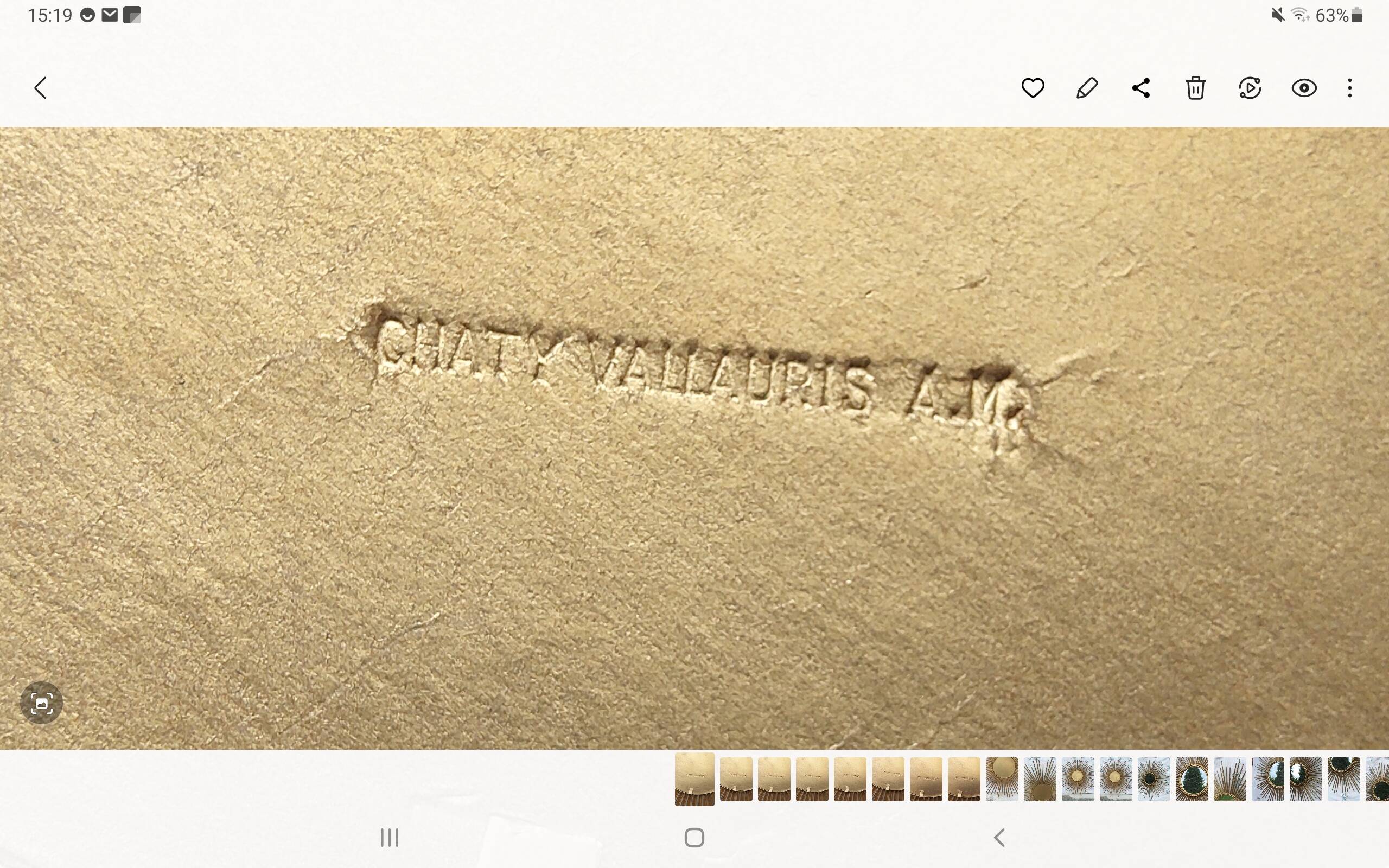 Chaty Vallauris Mirror