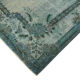 Handmade Contemporary Turkish 1970s 189 cm x 296 cm Blue Carpet