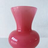 Pink opaline vase