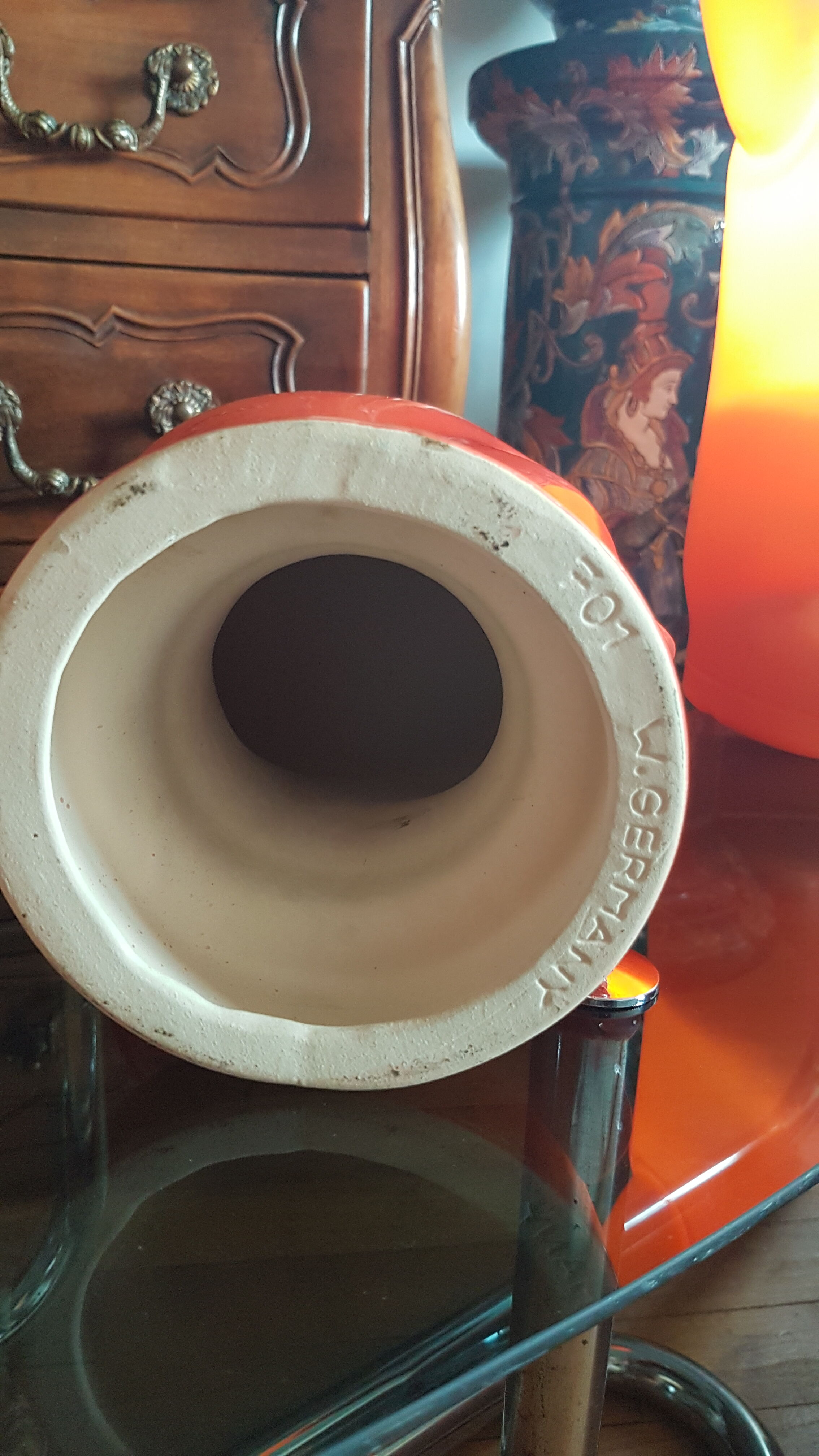 Ceramic head W Germany Scheurich