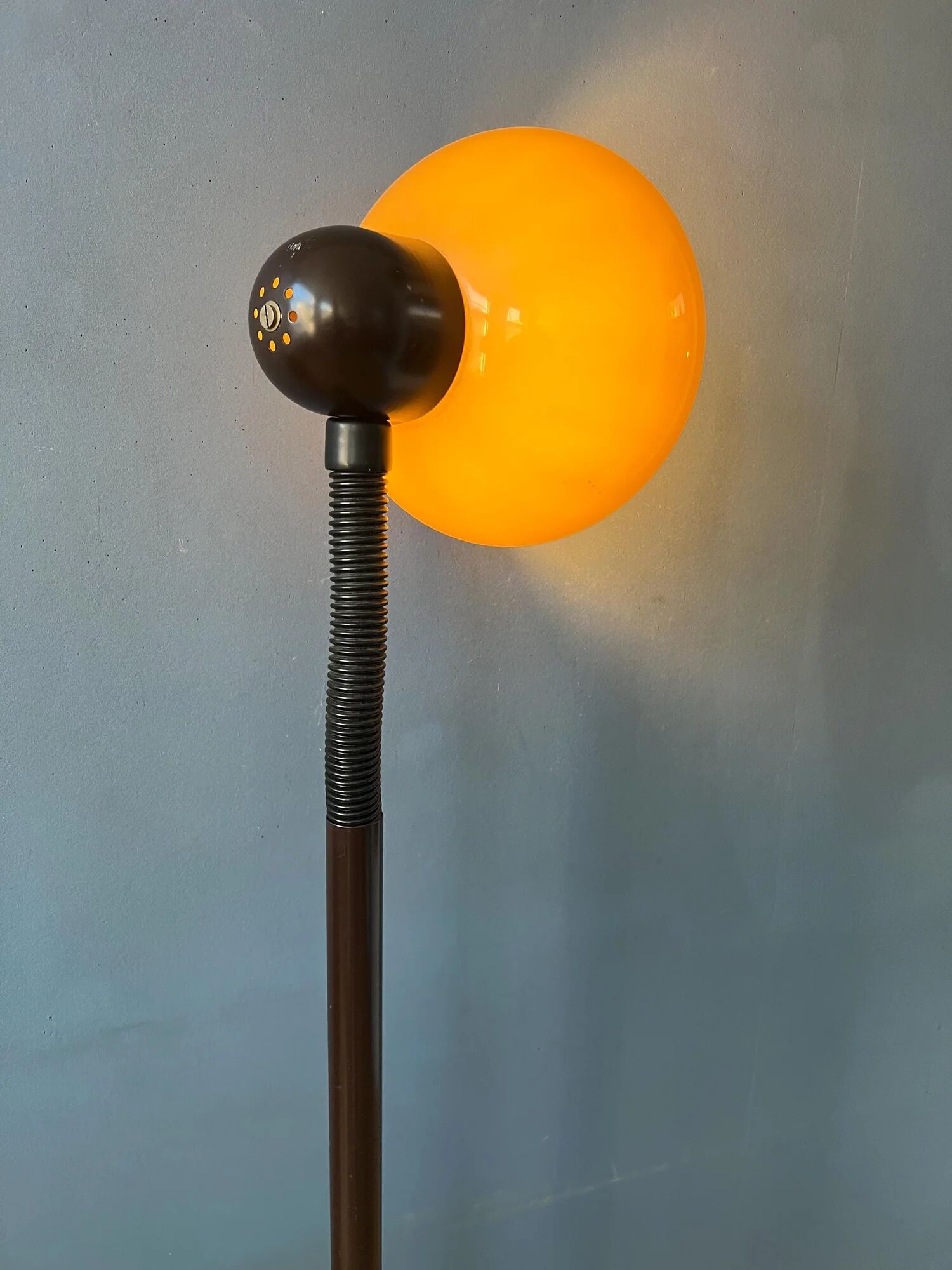 Mid-century space age mushroom floor lamp by Hala Zeist