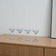 Set of martini glasses, Danish design, 1970s, manufactured in Denmark