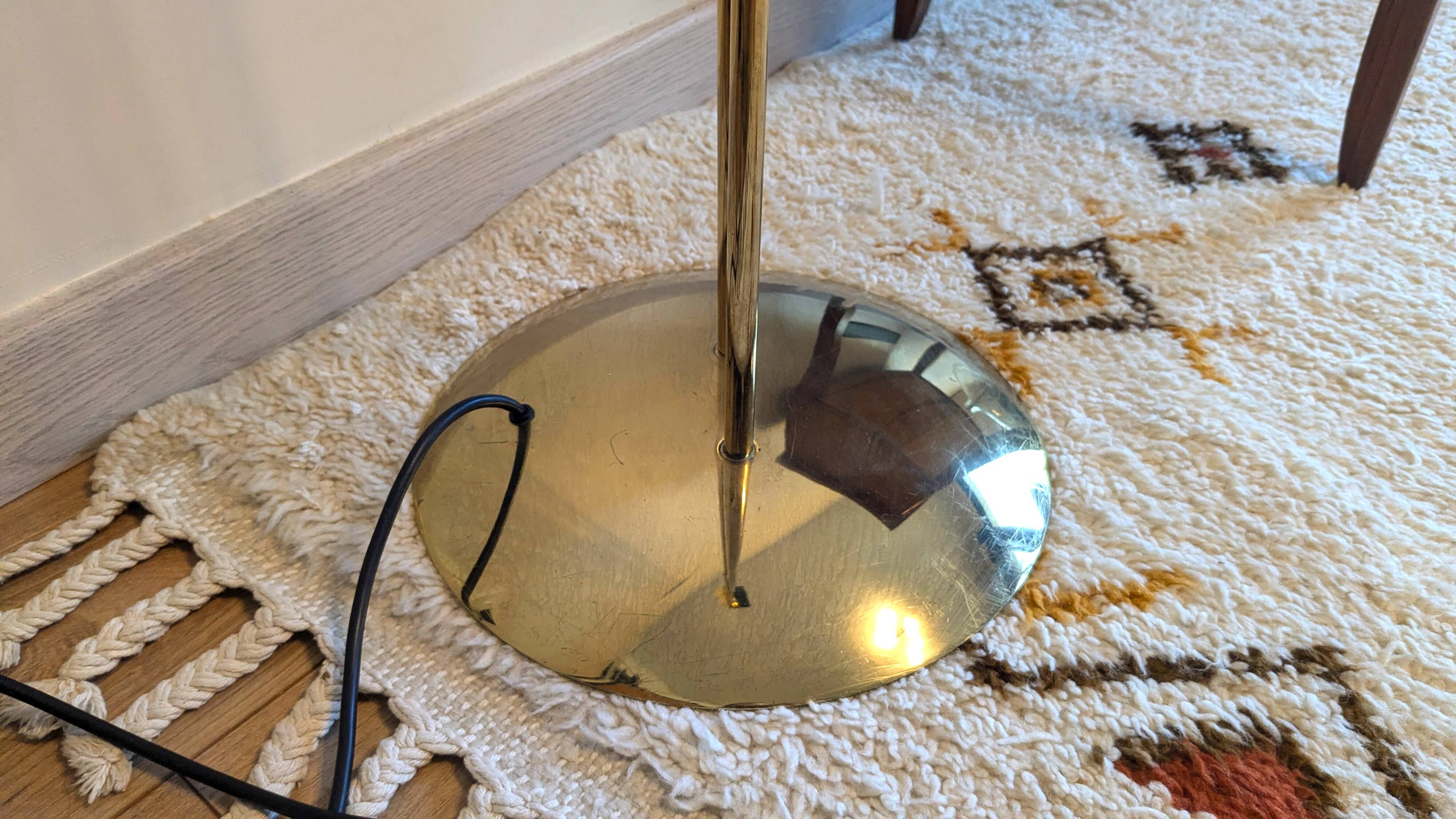 Vintage halogen floor lamp by Relco Milan Italy