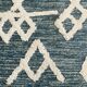 Soft cotton rug with Berber patterns