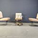 Ensemble de chaises longues sculpturales avec table basse, 1996