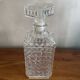 Glass whiskey decanter