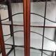 Vitrine anglaise art nouveau. acajou