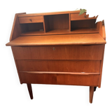 Secrétaire scandinave en teck