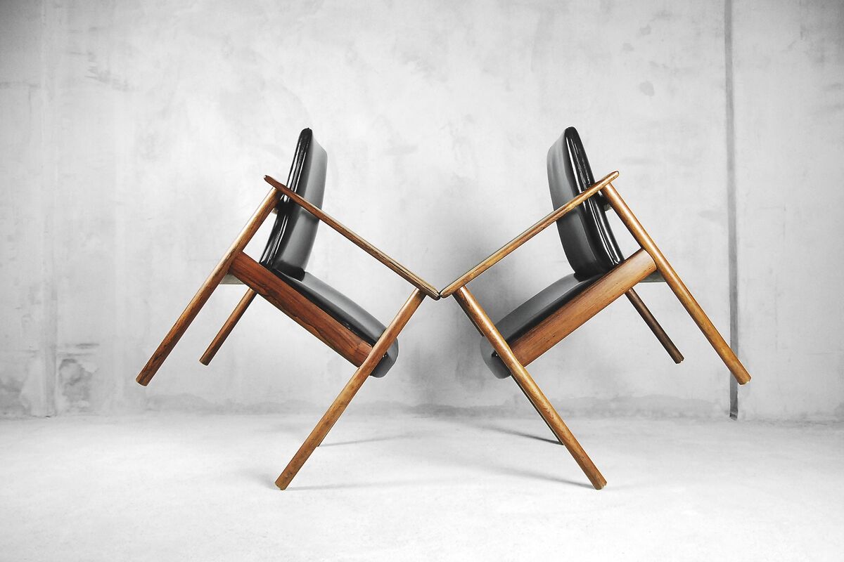 Pair of armhairs by Sven Ivar Dysthe for Dokka Møbler, 1960