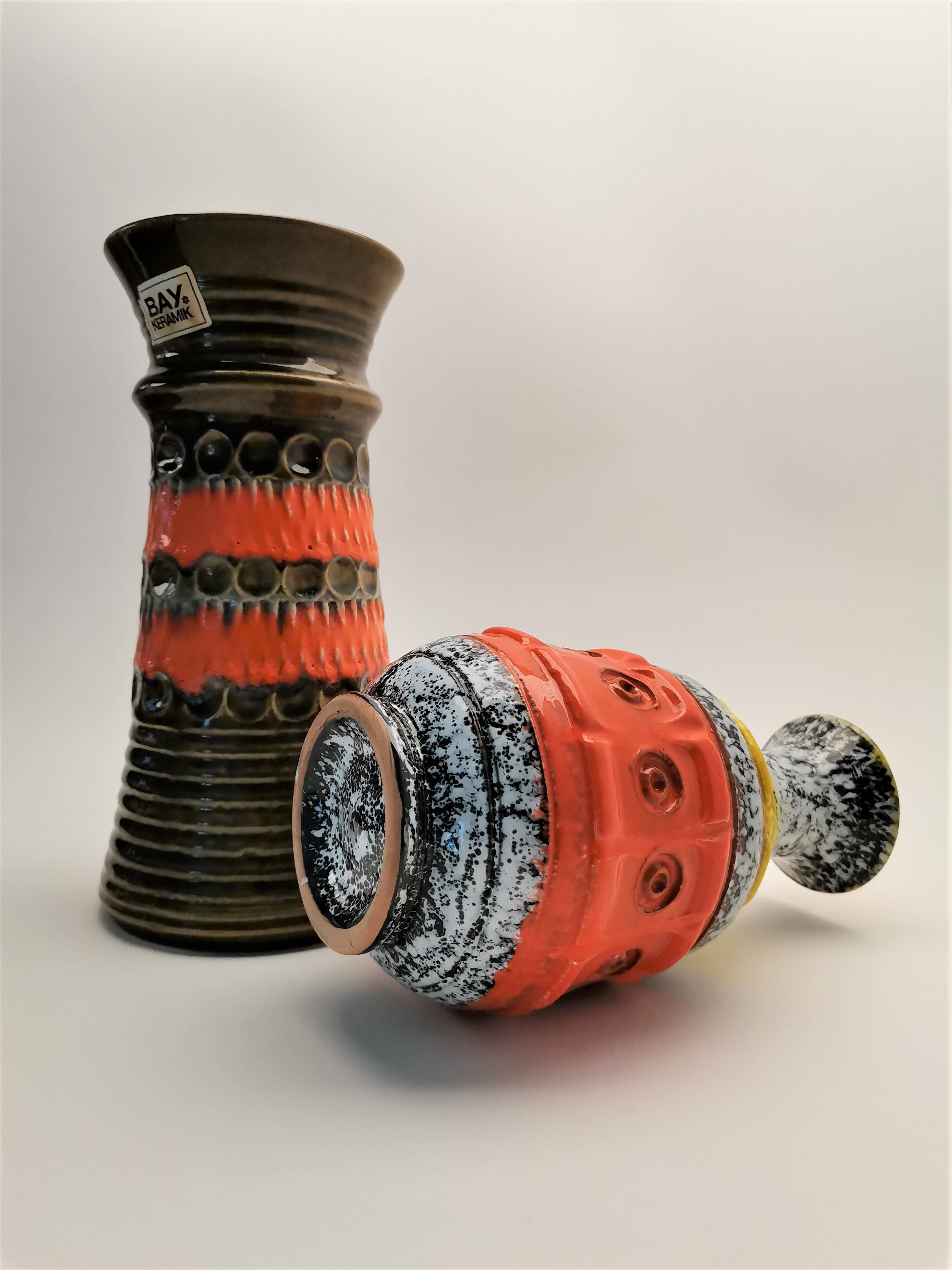 Lot de 2 vases en céramique