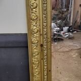 Mirror 19 th wood and golden stuc 156x87cm