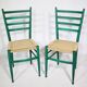 Mid-Century Italian Dining Chairs with Woven Seats, Set of 6, 1960s–70s