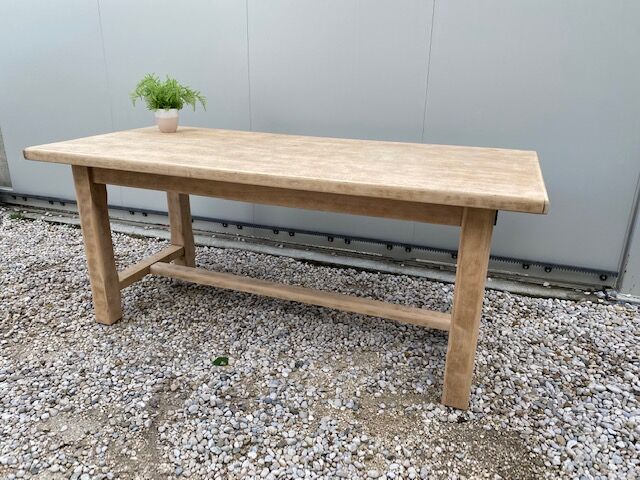 Stripped farmhouse table 180 cm