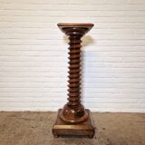 Antique wine press plant stand, France 1940s