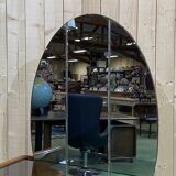 English art deco hairdresser in oak and walnut