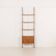 Italian floor to ceiling wall unit or room divider in teak, 1960s
