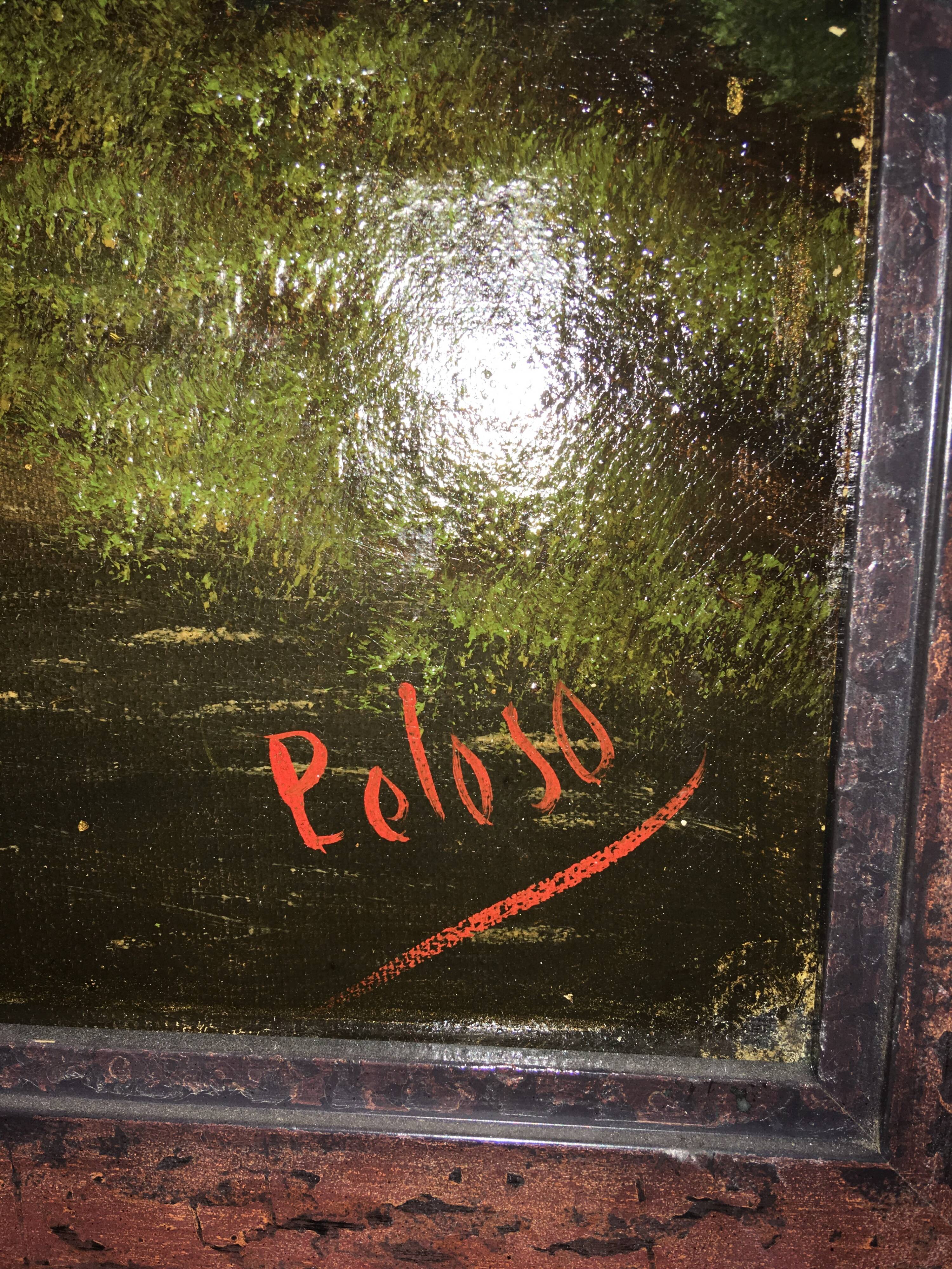 Signed oil painting of the 1950s