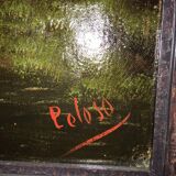 Signed oil painting of the 1950s