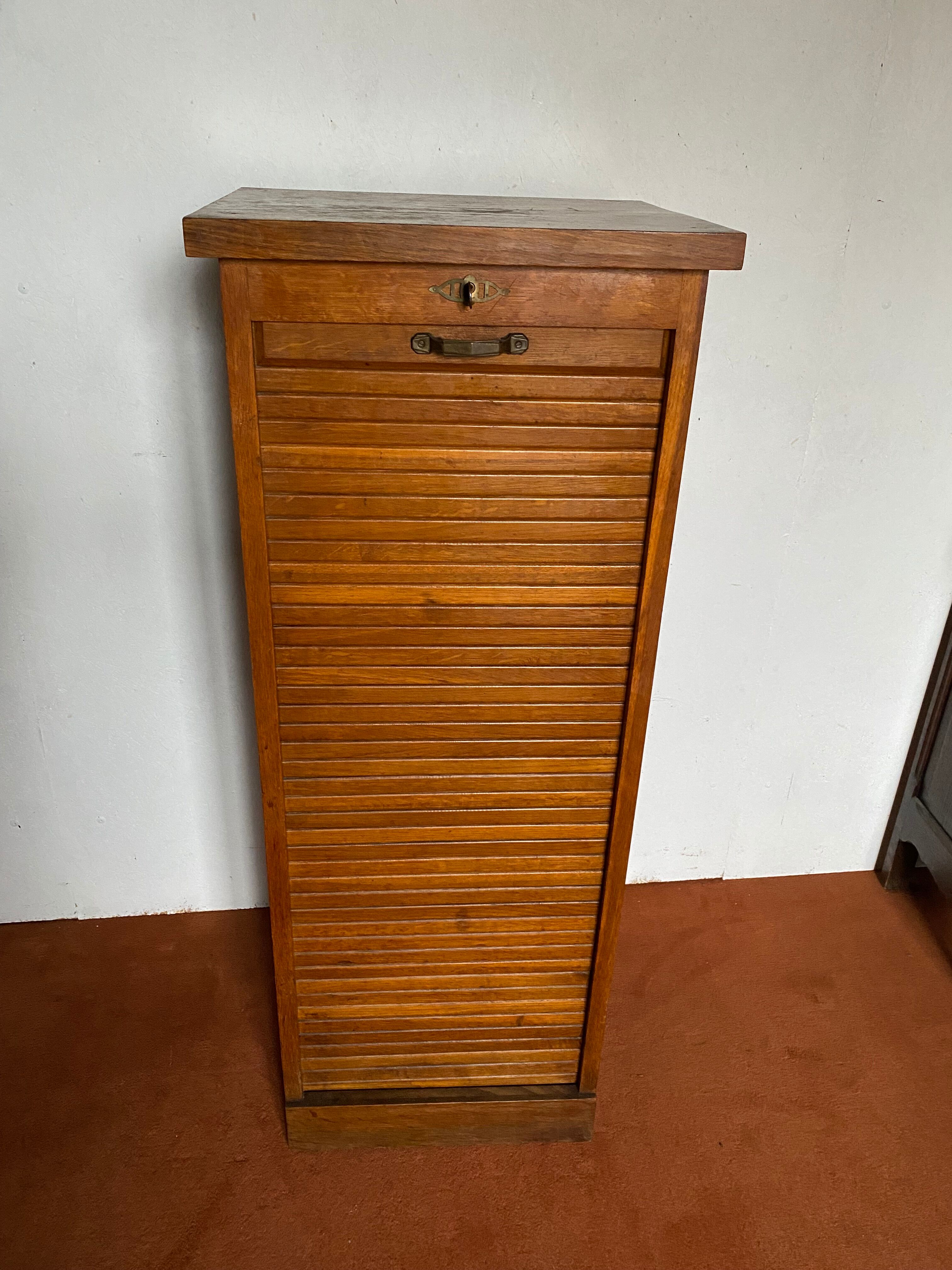 Classeur  rideau  bois  1950
