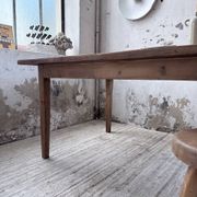 Farm table pitch pine 2 x 1 m from the 1950s